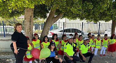 Gazipaşa'da çocuklara trafik eğitimi