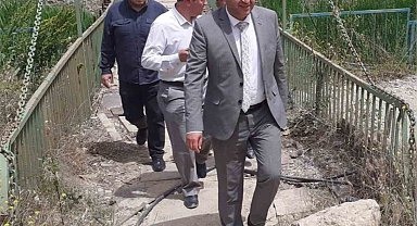 Gediz Ilıca'da alt yapı çalışmaları