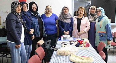 Gediz'de El Sanatları Kursu 9 yıldır devam ediyor