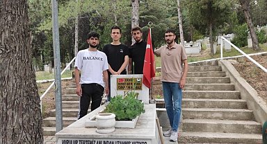 Gediz'de öğrencilerden örnek davranış