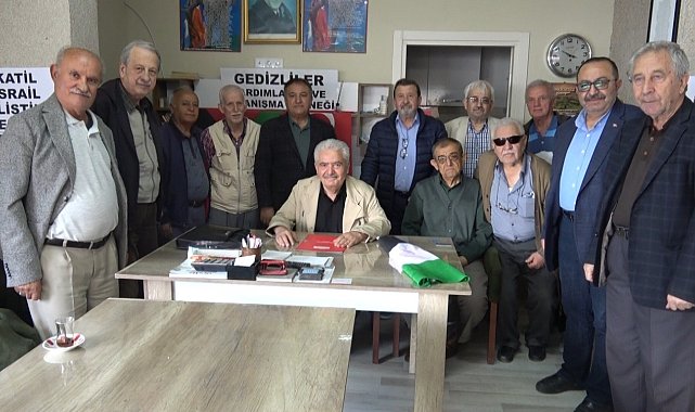 Gedizliler Yardımlaşma ve Dayanışma Derneği'nden İsrail'e protesto