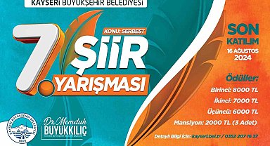 Geleneksel Şiir Yarışması'nın 7.'si başladı