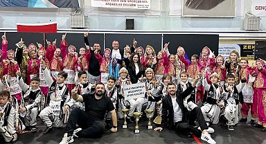Gençlik ve Spor Kulübü, halk oyunları yarışmasına damgasını vurdu