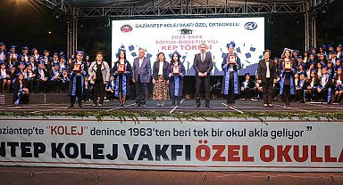 GKV Özel Ortaokulu 60. Yıl mezunlarını uğurladı