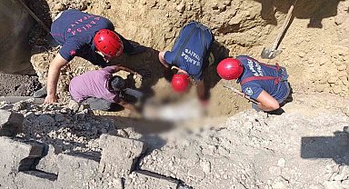 Göçük altında kalan işçi hayatını kaybetti