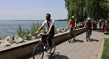 Gölbaşı'nda pedallar sağlıklı yaşam için çevrildi