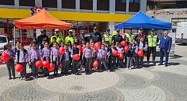 Gölpazarı'nda Trafik Haftası'nda çocukları bilgilendirildi