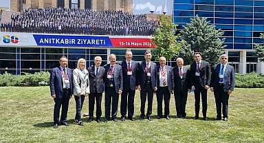 GSO TOBB delegeleri 80. genel kurula katıldı
