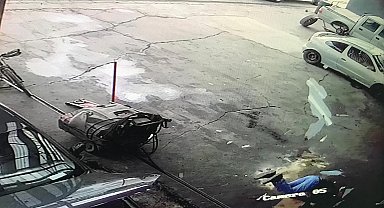 Gümüşhane'de 7 metrelik çatıdan düşen reklamcı ağır yaralandı