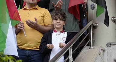 Gümüşhane'de üniversite öğrencileri İsrail'in Refah'ta gerçekleştirdiği saldırı kınandı