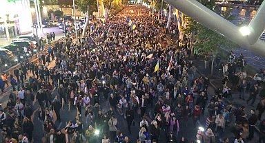 Gürcistan'da "Yabancı etkinin şeffaflığı" protestoları sürüyor