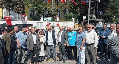 Hac kafilesi dualarla uğurlandı