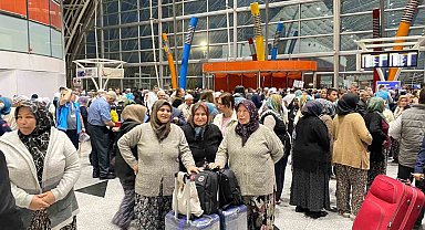 Hacı adayları dualarla kutsal topraklara uğurlandı
