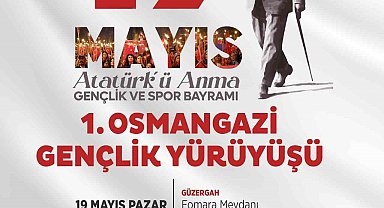 Haluk Levent'in katılımıyla 'Osmangazi Gençlik Yürüyüşü'