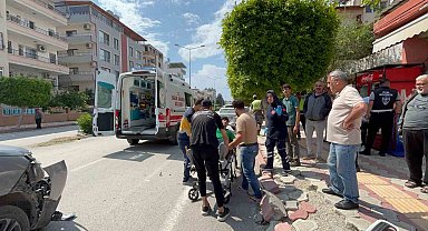 Hatay'da otomobille motosiklet çarpıştı: 1 yaralı