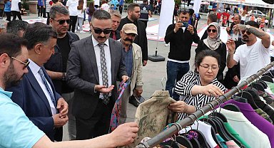 Havza'da ürün tanıtım fuarına yoğun ilgi