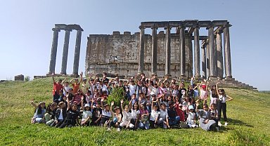 Hisarcık Cumhuriyet İlkokulu öğrencileri Kütahya tarihini tanıdı