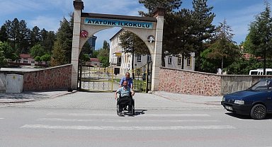 Hisarcık'ta öğretmenlerden Engelliler Haftası kamu spotu