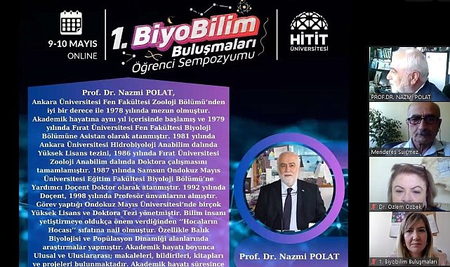 Hitit Üniversitesi "1. BiyoBilim Buluşmaları" öğrenci sempozyumu tamamlandı