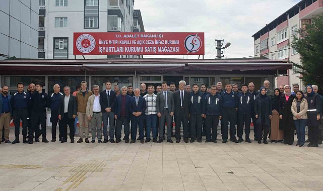 Hükümlülerin yaptığı ürünler için mağaza açıldı