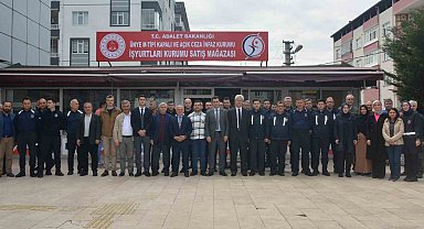 Hükümlülerin yaptığı ürünler için mağaza açıldı
