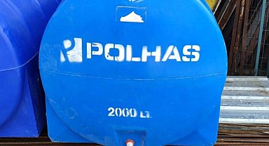 İki tonluk su deposu çalan hırsızlar yakalandı