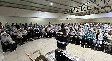 İncir fabrikasında 'madde bağımlılığı' eğitimi