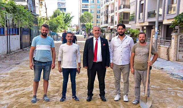 İncirliova'da yollar yenilenmeye devam ediyor