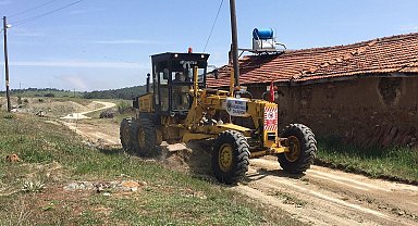 İnönü Belediyesi kilitli parke taşı döşeme çalışmalarıyla fark oluşturuyor