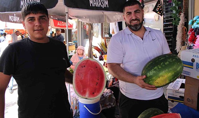 İran karpuzu kilosu 50 liradan tezgahta