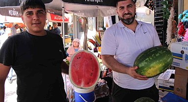 İran karpuzu kilosu 50 liradan tezgahta