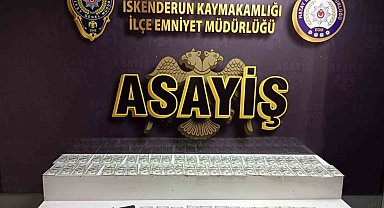 İskenderun'da hırsızlık yapan şahıs, çaldıklarıyla birlikte yakalandı
