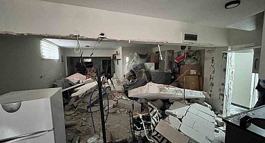 Isparta'da dairedeki patlama, evi harabeye çevirdi: 1 yaralı