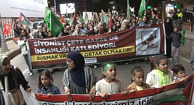 İsrail Başkonsolosluğu önünde protesto