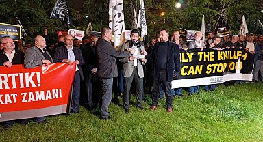İsrail'in Refah'a saldırısı Ankara'da protesto edildi
