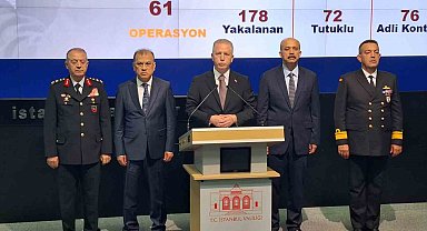 İstanbul Valisi Gül: "Bu yılın ilk dört ayında terör örgütlerine karşı yapılan 576 operasyonda bin 256 şahıs yakalandı"