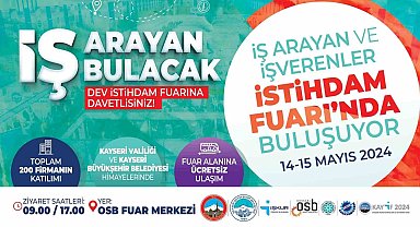 İstihdam Fuarı kapılarını açıyor