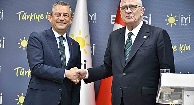 İYİ Parti lideri Dervişoğlu, CHP Genel Başkanı Özel'le görüştü