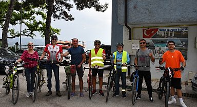 İznik'te triatlon yarışması düzenlendi
