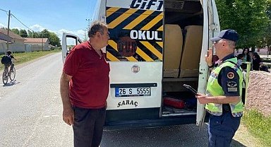 Jandarma 51 okul servisini kontrol etti