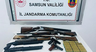 Jandarma ekiplerinden silah ve mühimmat operasyonu