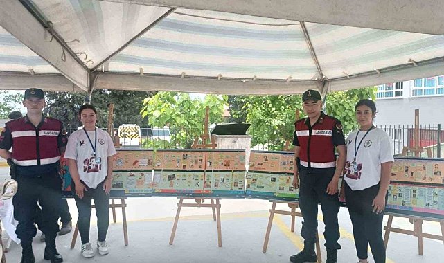 Jandarma geleceğin mucitlerini yalnız bırakmadı