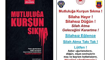 Jandarmadan önemli uyarı: 'Mutluluğa kurşun sıkma, geleceği karartma'