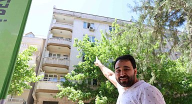 Kahramanmaraş'ta beton parçaları düşen bina tehlike oluşturdu