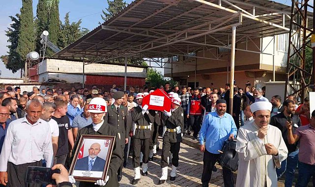 Kalp krizi sonucu hayatını kaybeden gazi son yolcuğuna uğurlandı