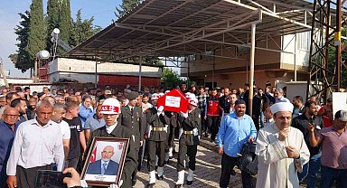 Kalp krizi sonucu hayatını kaybeden gazi son yolcuğuna uğurlandı