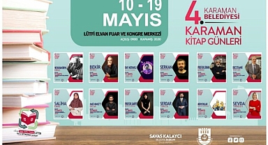 KARAMAN BELEDİYESİ 4. KİTAP GÜNLERİ CUMA GÜNÜ BAŞLIYOR