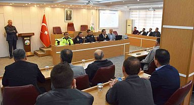 Karapınar'da trafik sorunları masaya yatırıldı