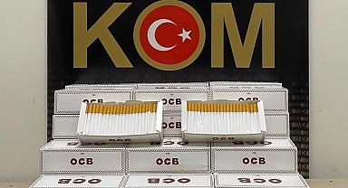 Kars'ta 50 bin boş makaron ele geçirildi