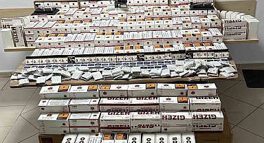 Kastamonu'da on binlerce makaron ele geçirildi